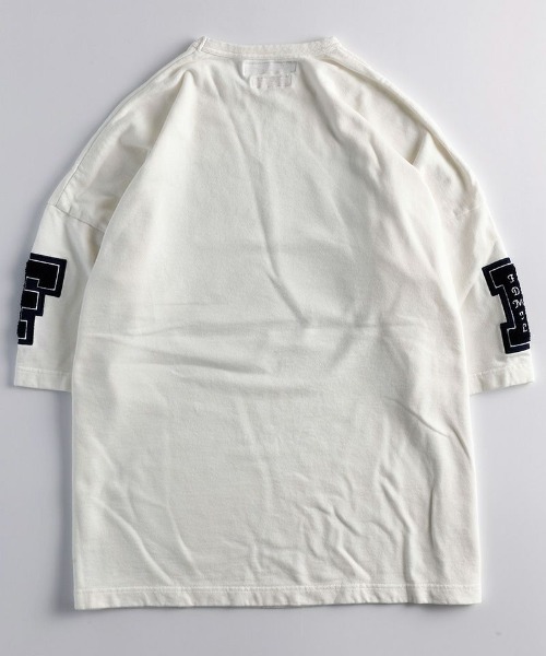 「FDMTL」 スウェットカットソー 2 カーキ メンズ_画像2