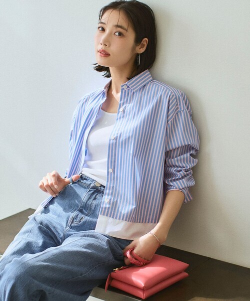 23区（ニジュウサンク） ブラウス シャツ CANCLINI レギュラーカラー