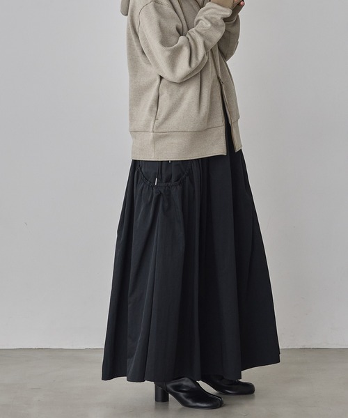 hunch（ハンチ） スカート ナイロン デザインフレアスカート