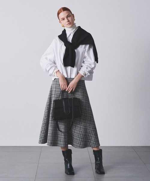 「Mila Owen」 ニットカーディガン 0 グレー レディース_画像7