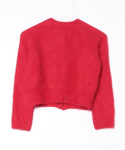 ADAM ET ROPE'（アダムエロペ） ニットカーディガン 38 レッド
