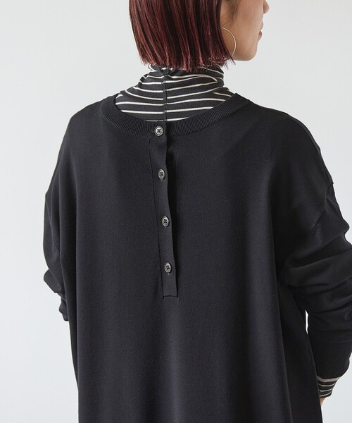「UNFILO」 ニットワンピース X-LARGE グレー レディース_画像5
