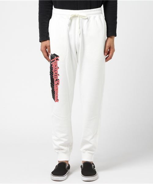 「HYSTERIC GLAMOUR」 スウェットパンツ MEDIUM ホワイト メンズの画像