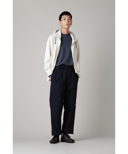 「MHL.」 パンツ SMALL ネイビー メンズの画像