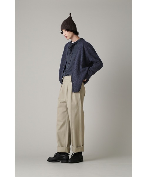 「MHL.」 パンツ SMALL ネイビー メンズの画像
