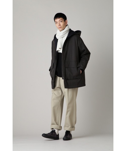 「MHL.」 パンツ SMALL ネイビー メンズの画像