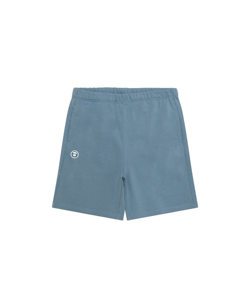 アベイシングエイプ　A BATHING APE スウェットハーフパンツ　ブルー AAPE BY A BATHING APE（エーエイプバイアベイシングエイプ