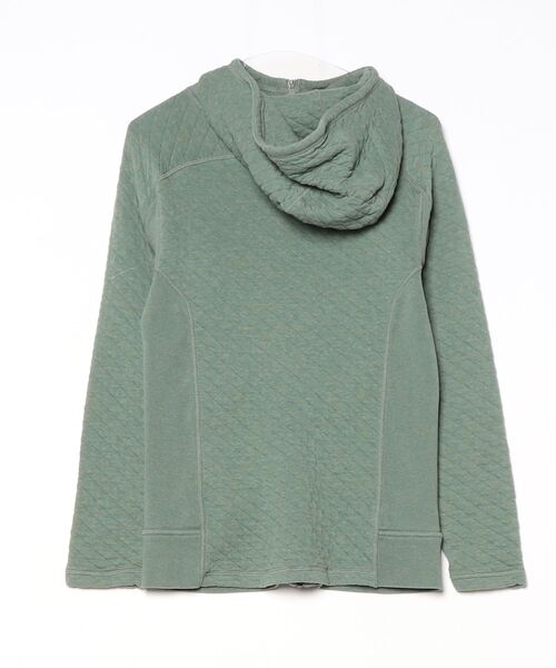 patagonia」 ジップアップパーカー X-SMALL グリーン レディース 