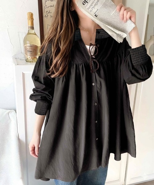 「classicalelf」 長袖ブラウス X-LARGE ベージュ レディース_画像5