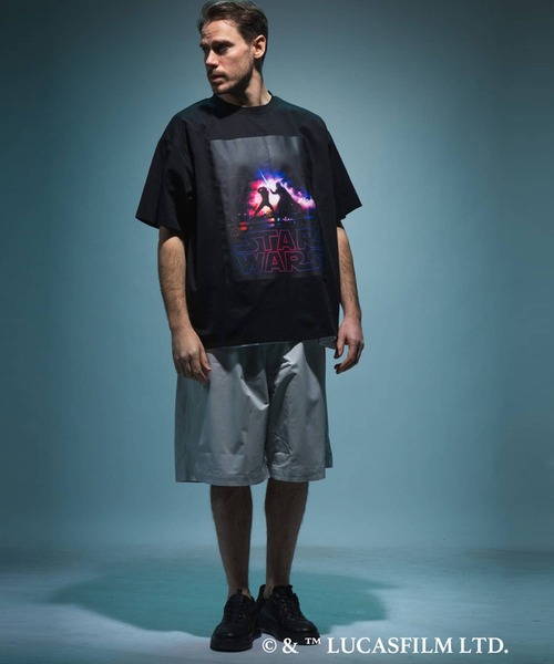 STAR WARS スターウォーズ マンダロリアン オーバーサイズ Tシャツ L tシャツ 「STAR WARS/スター・ウォーズ」Tシャツ 半袖 メンズ 大きい