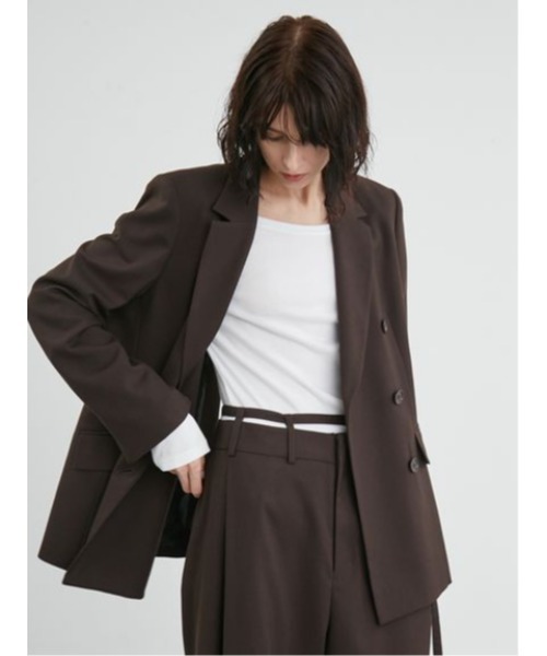 「styling/」 長袖カットソー FREE ライム レディースの画像