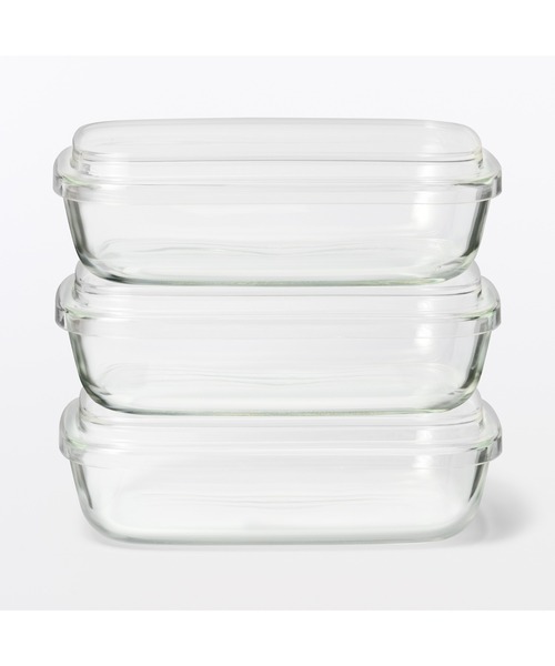 無印良品（MUJI） キッチン 蓋をしたままレンジで使える 耐熱ガラス