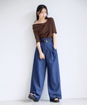tシャツ 半袖 「夏トク価格」ドット&無地テレ...の詳細画像5