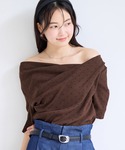 tシャツ 半袖 「夏トク価格」ドット&無地テレ...の詳細画像1