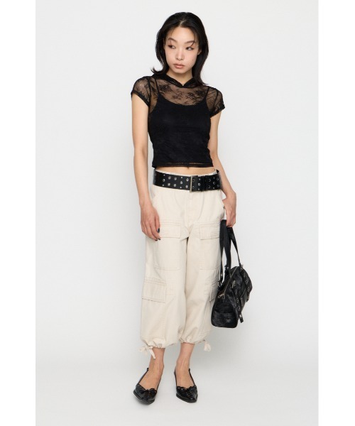 LAGUA GEM（ラグアジェム） ワイドパンツ カーゴパンツ LOOSEY ANKLE