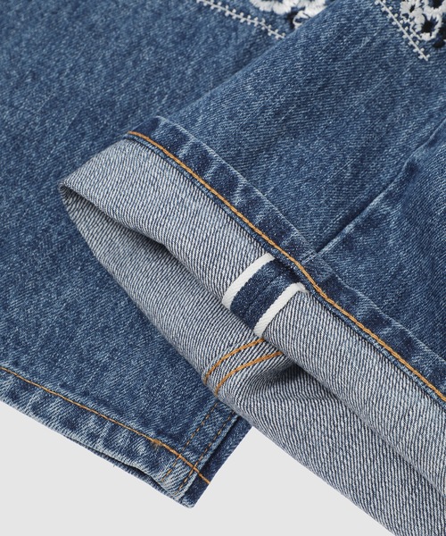 ジーンズ Bandana Embroidery Denim Pants メンズの画像