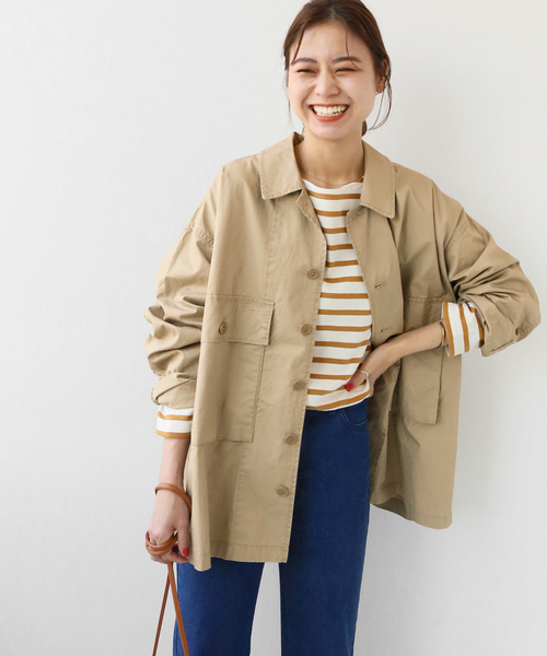 「JOURNAL STANDARD relume」 長袖シャツ FREE グリーン レディース_画像2
