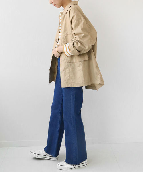 「JOURNAL STANDARD relume」 長袖シャツ FREE グリーン レディース_画像6