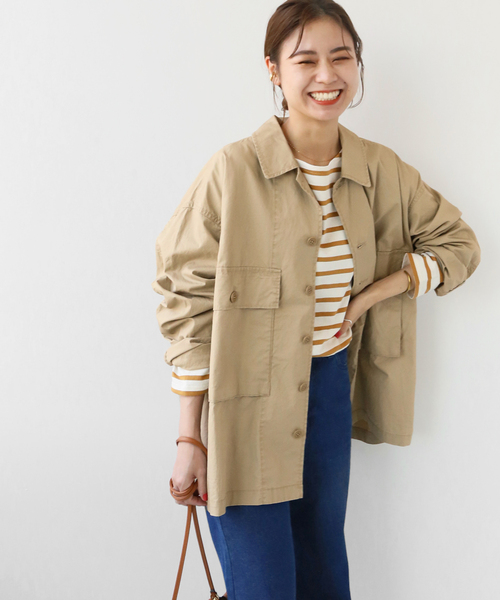 「JOURNAL STANDARD relume」 長袖シャツ FREE グリーン レディース_画像9