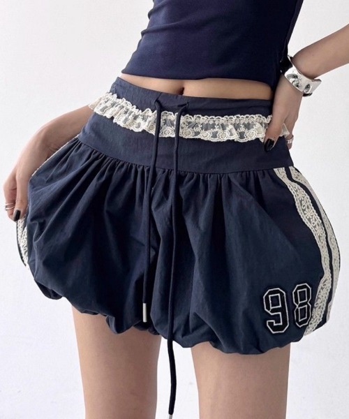 パンツ レースライン バルーンシルエット ショートパンツ ブルマパンツ パンツ レースライン バルーンシルエット ショートパンツ ブルマパンツ