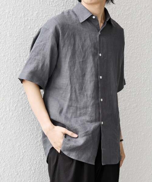シャツ4点IENA＆JOURNALSTANDARD＆SLOBE＆plage SHIPS any シャツ 半袖 any:「洗濯機可能」NOVELTEX リネン レギュラー