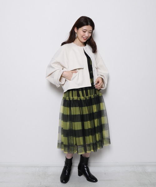 「Re.Verofonna」 ジャケット MEDIUM ネイビー レディース_画像4