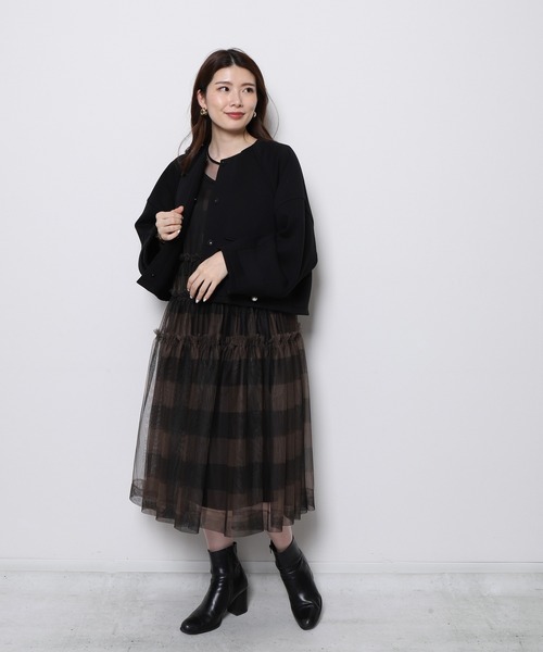 「Re.Verofonna」 ジャケット MEDIUM ネイビー レディース_画像8
