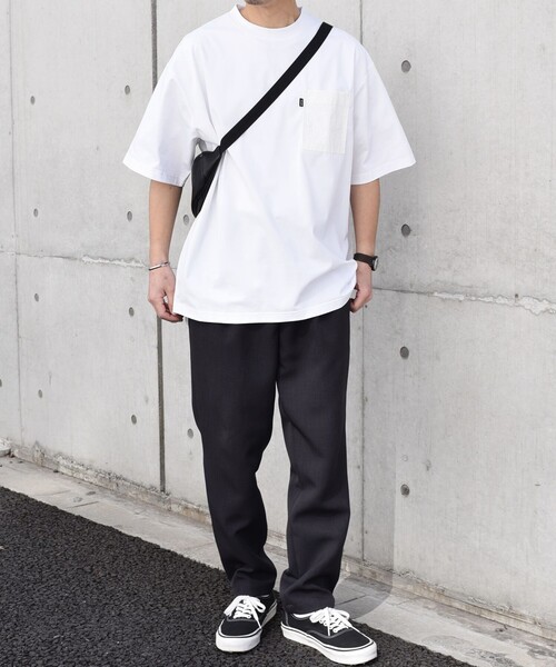 「SHIPS any」 半袖Tシャツ MEDIUM ホワイト メンズ_画像3