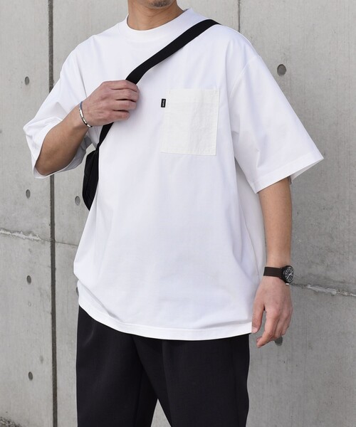 「SHIPS any」 半袖Tシャツ MEDIUM ホワイト メンズ_画像6