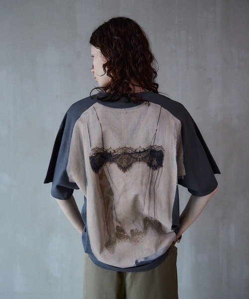tシャツ 「2026Summer PRE-ORDER」Lingerie Trompe l'oeil T-Shirt/ランジェリートロンプルイユTシャツの画像