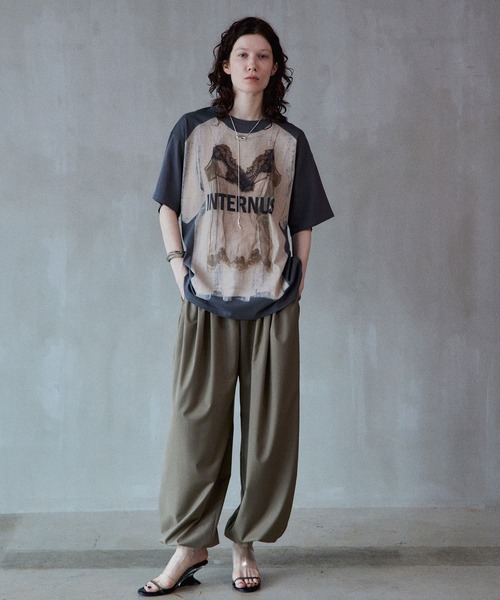 tシャツ 「2026Summer PRE-ORDER」Lingerie Trompe l'oeil T-Shirt/ランジェリートロンプルイユTシャツの画像