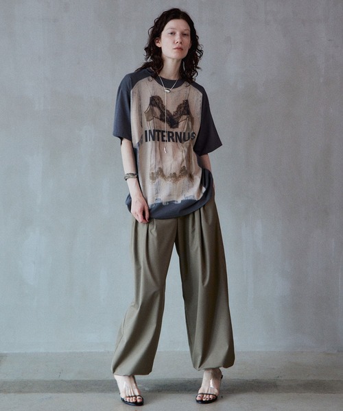 tシャツ 「2026Summer PRE-ORDER」Lingerie Trompe l'oeil T-Shirt/ランジェリートロンプルイユTシャツの画像