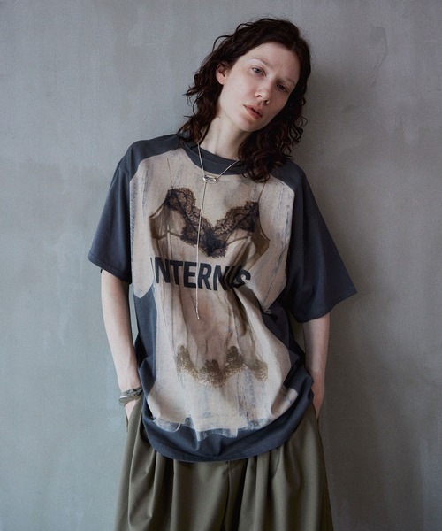 tシャツ 「2026Summer PRE-ORDER」Lingerie Trompe l'oeil T-Shirt/ランジェリートロンプルイユTシャツの画像