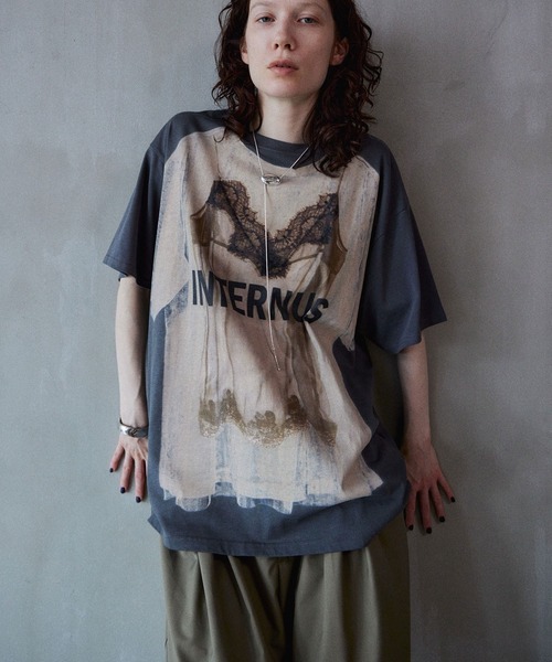 tシャツ 「2026Summer PRE-ORDER」Lingerie Trompe l'oeil T-Shirt/ランジェリートロンプルイユTシャツの画像