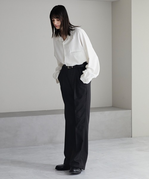 「cussil」 スラックス M ダークグリーン メンズ_画像7