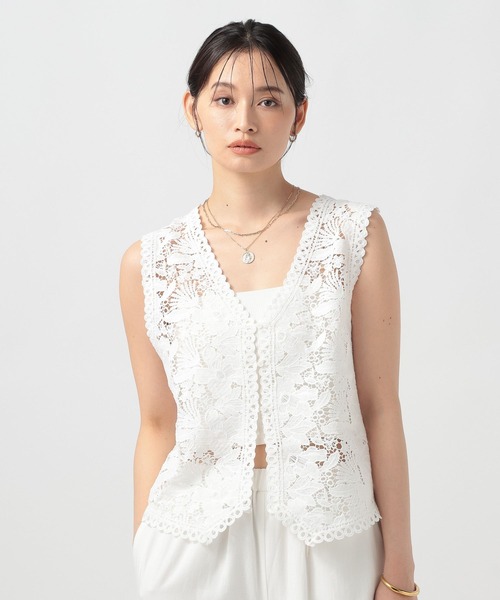 BAYFLOW（ベイフロー） ベスト ジレ レースベスト レディース