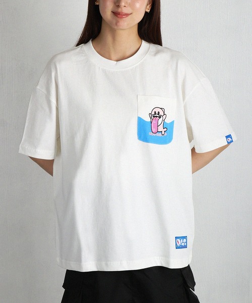 GRAF＆WU（グラフアンドウー） tシャツ ゴースト 刺繍ポケットTシャツ