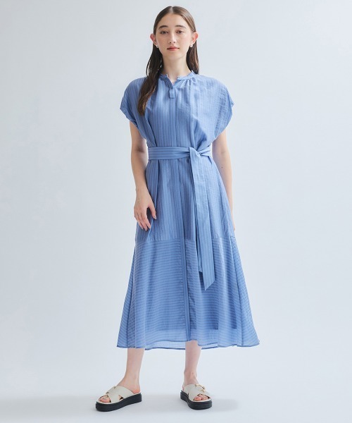 「ketty」 半袖ワンピース M ブルー系その他 レディース_画像7