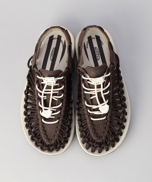 「FREAK'S STORE」 「KEEN」フラットサンダル 24.0cm ブラウン レディース
