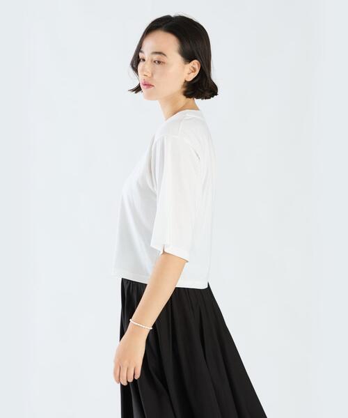 「agnes b.」 半袖Tシャツ 2 ホワイト レディース_画像3