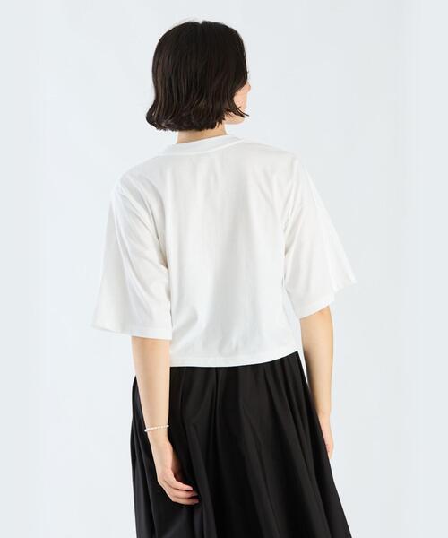 「agnes b.」 半袖Tシャツ 2 ホワイト レディース_画像4