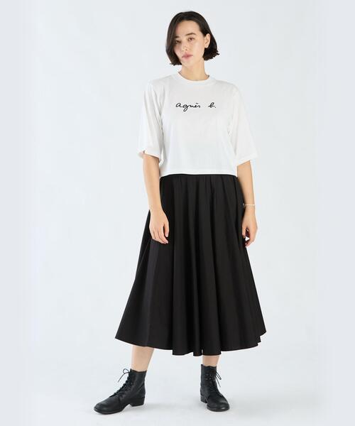 「agnes b.」 半袖Tシャツ 2 ホワイト レディース_画像5