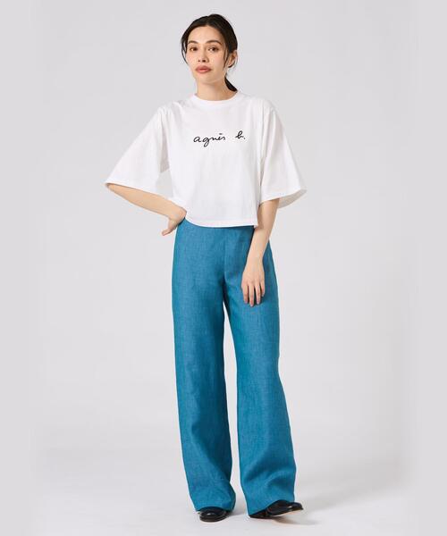 「agnes b.」 半袖Tシャツ 2 ホワイト レディース_画像9