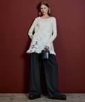 チュニック Lace Apron Tunic/...の詳細画像2