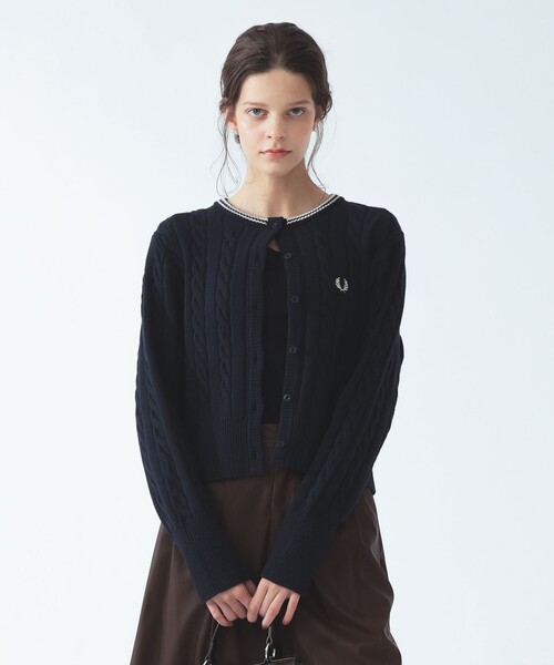 Ray BEAMS（レイ ビームス） カーディガン 「別注」FRED PERRY