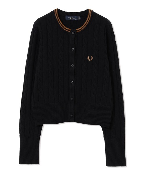 じゅん　FRED PERRY × BEAMS 別注カーディガン Ray BEAMS（レイ ビームス） カーディガン 「別注」FRED PERRY