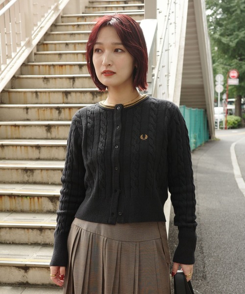 Ray BEAMS（レイ ビームス） カーディガン 「別注」FRED PERRY × Ray