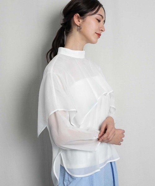 「RAW FUDGE」 長袖ブラウス M ブラック レディース_画像3
