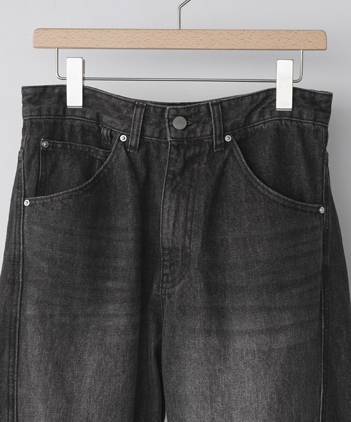 WYM LIDNM ジーンズ VINTAGE WASHED CURVED DENIM -SLIM FIT- メンズ