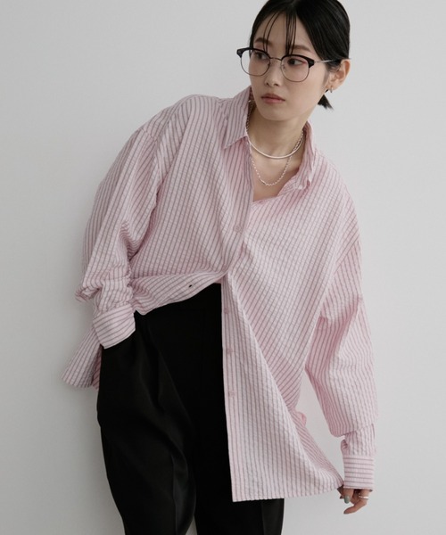 「Aunt Marie's」 長袖シャツ FREE ブルー レディース_画像10